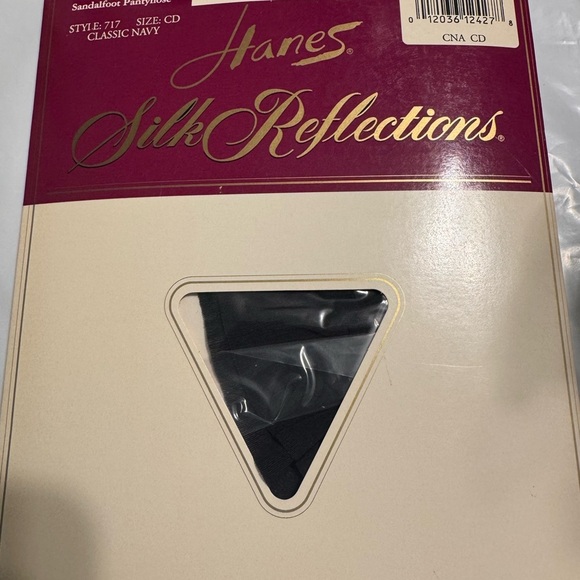 Hanes Silk Reflections Hosiery Size CD Pearl, Jet, Barely There, Navy NWT - Picture 3 of 15